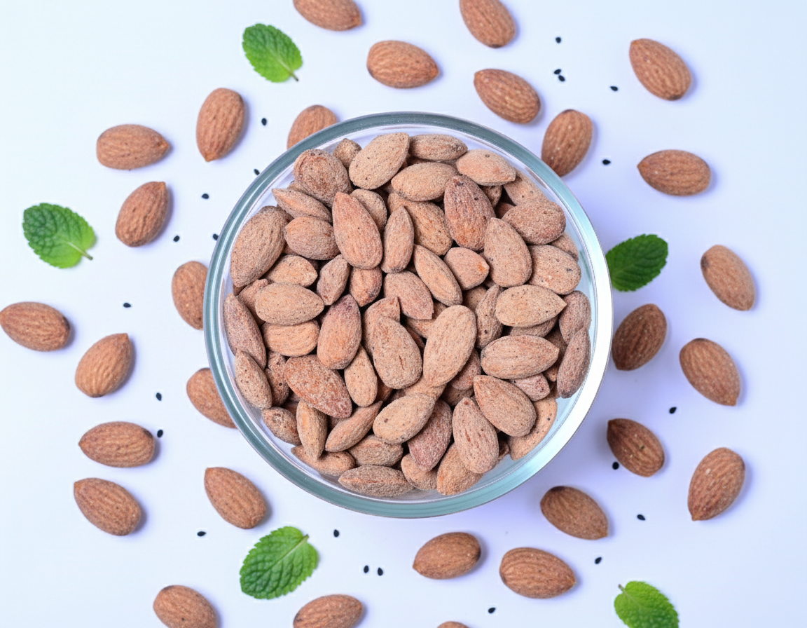 roasted almonds Dry Roasted Almond With Salt and Pepper - Image 1